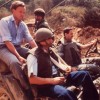1989 - Avec François Léotard près de la frontière syrienne au Liban